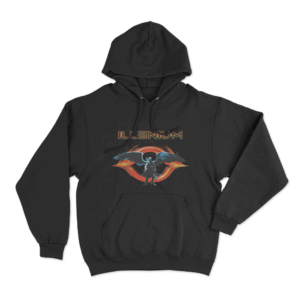 Angel Wings Illenium Hoodie Black