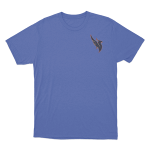 Black Phoenix Badge T Shirt Blue