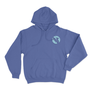 Blue Phoenix Circle Hoodie Blue