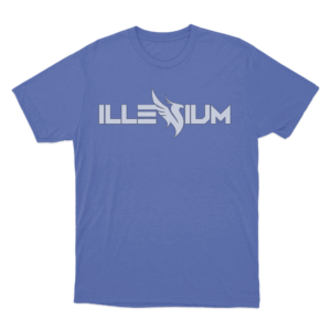 Minimalist Phoenix Logo T Shirt Blue