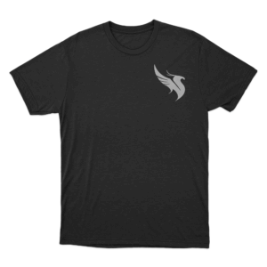 White Phoenix T Shirt Black