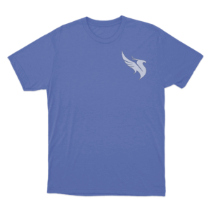 White Phoenix T Shirt Blue